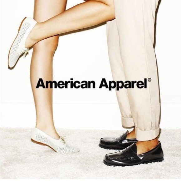 American Apparel Tennis shoes 💜🤍 - Picture 1 of 3